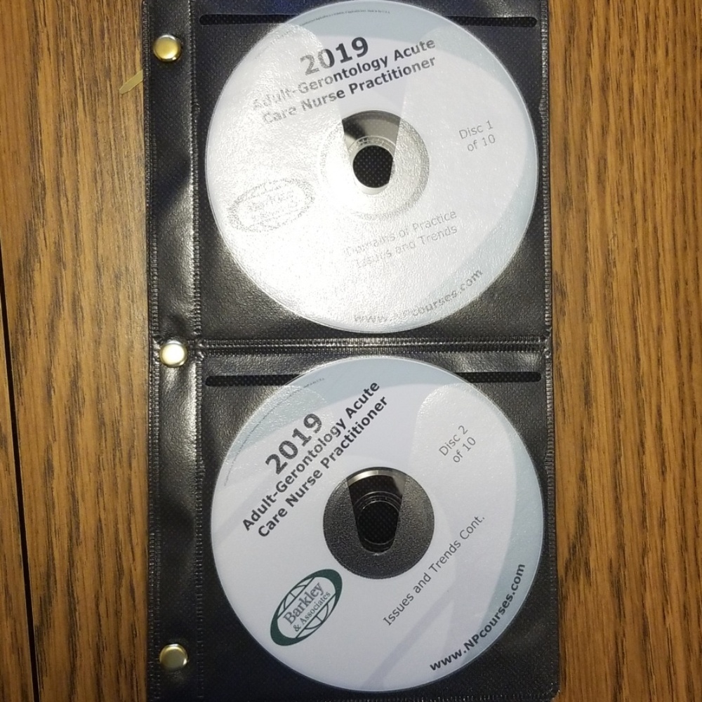 2019 Barkley AGACNP prep CDs